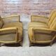 Paire de fauteuils cannage 1960"