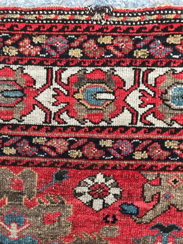 Former carpet Persian Malayer 19th century handmade 134 X 185 CM
