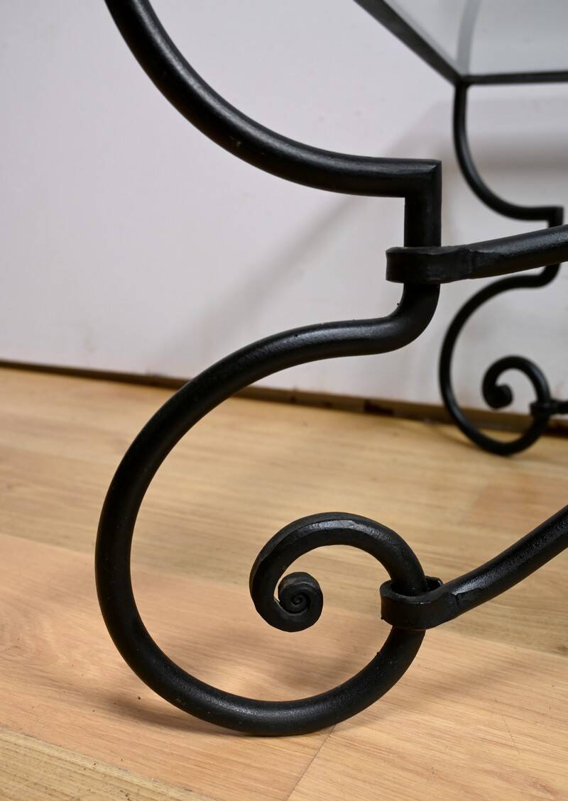 Art Nouveau Style Wrought Iron Coffee Table – 1940