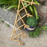 Rattan coat rack from the 70s
