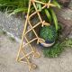 Rattan coat rack from the 70s