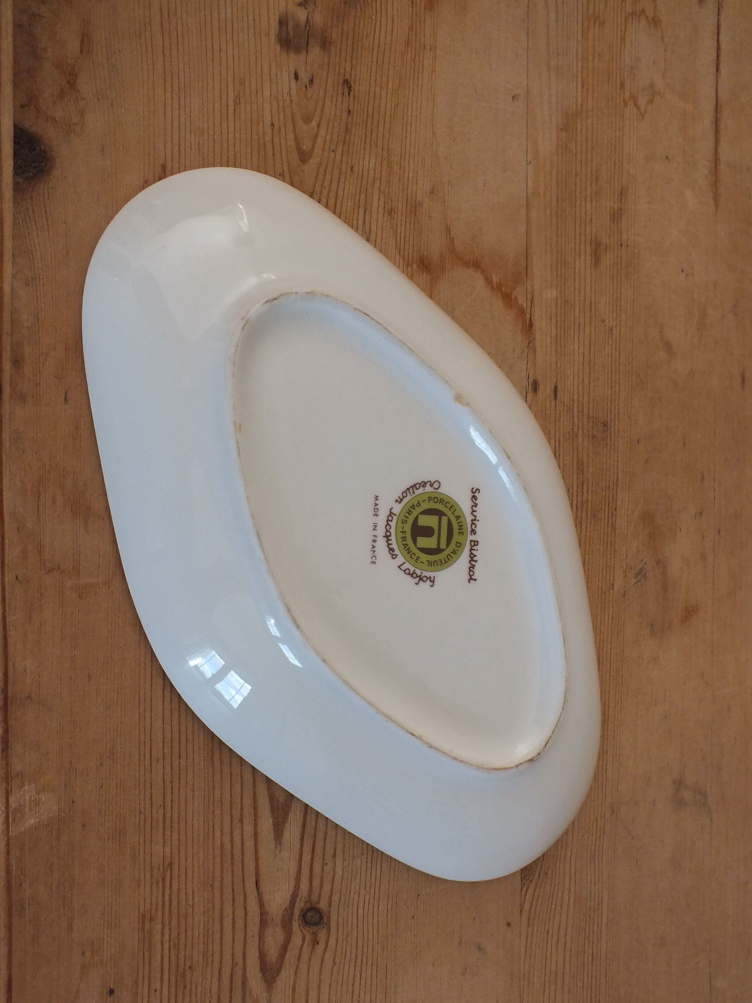 Ravier in porcelain of Auteuil Bistrot Line - Jacques Lobjoy