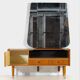 Mid century design dressing table in teak with stylish legs, 1960s