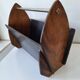 Art Deco magazine rack newspaper rack