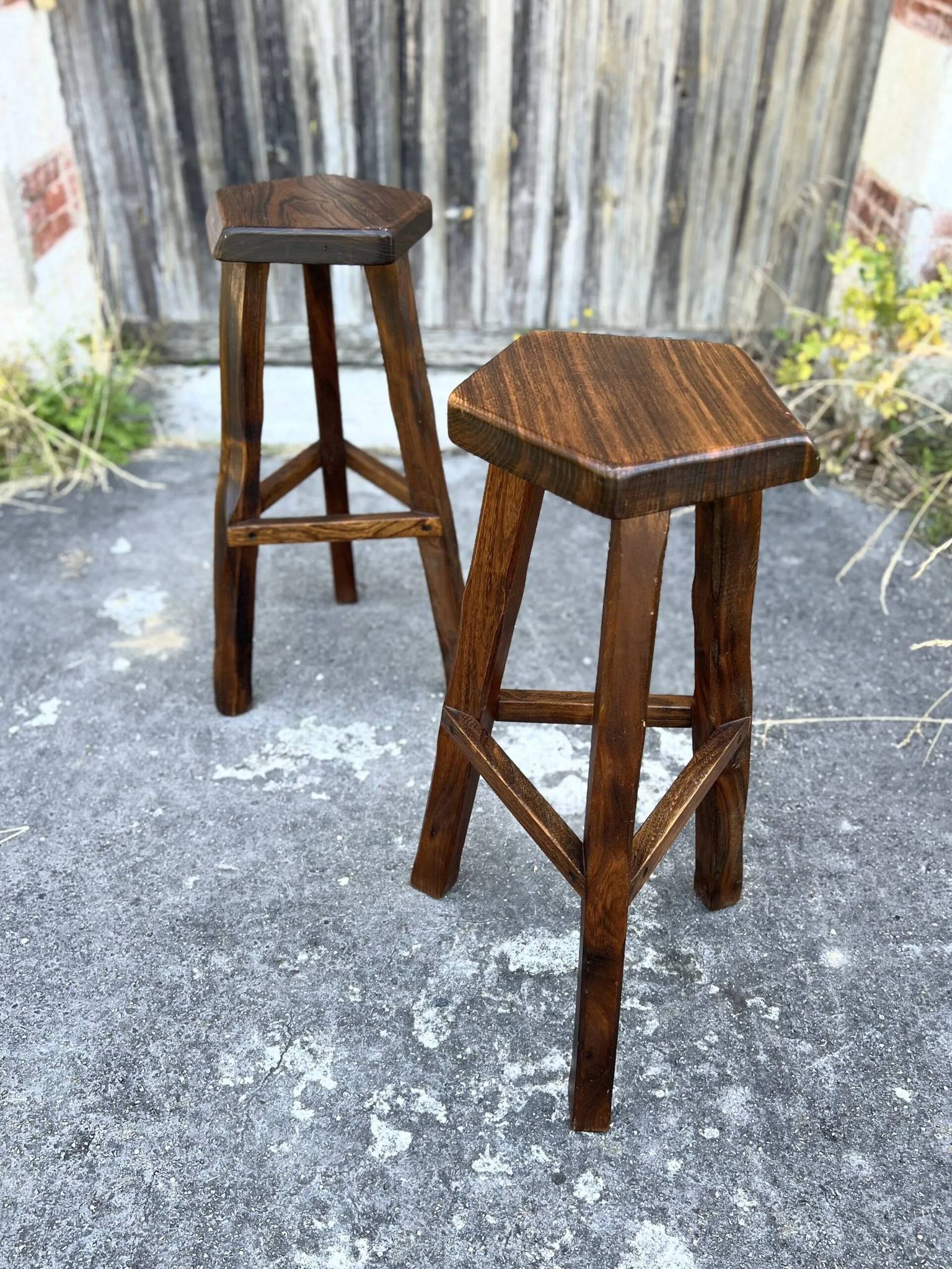 Paire de tabourets de bar Aranjou