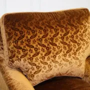 Connaught Vintage Velvet Armchairs by Dudgeon London, Set of 2