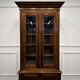 Classic English Bookcase with Glass Doors