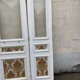 Series of three glass doors