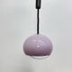 Mid-century purple plastic hanging lamp Harvey Guzzini for Meblo, 1970s