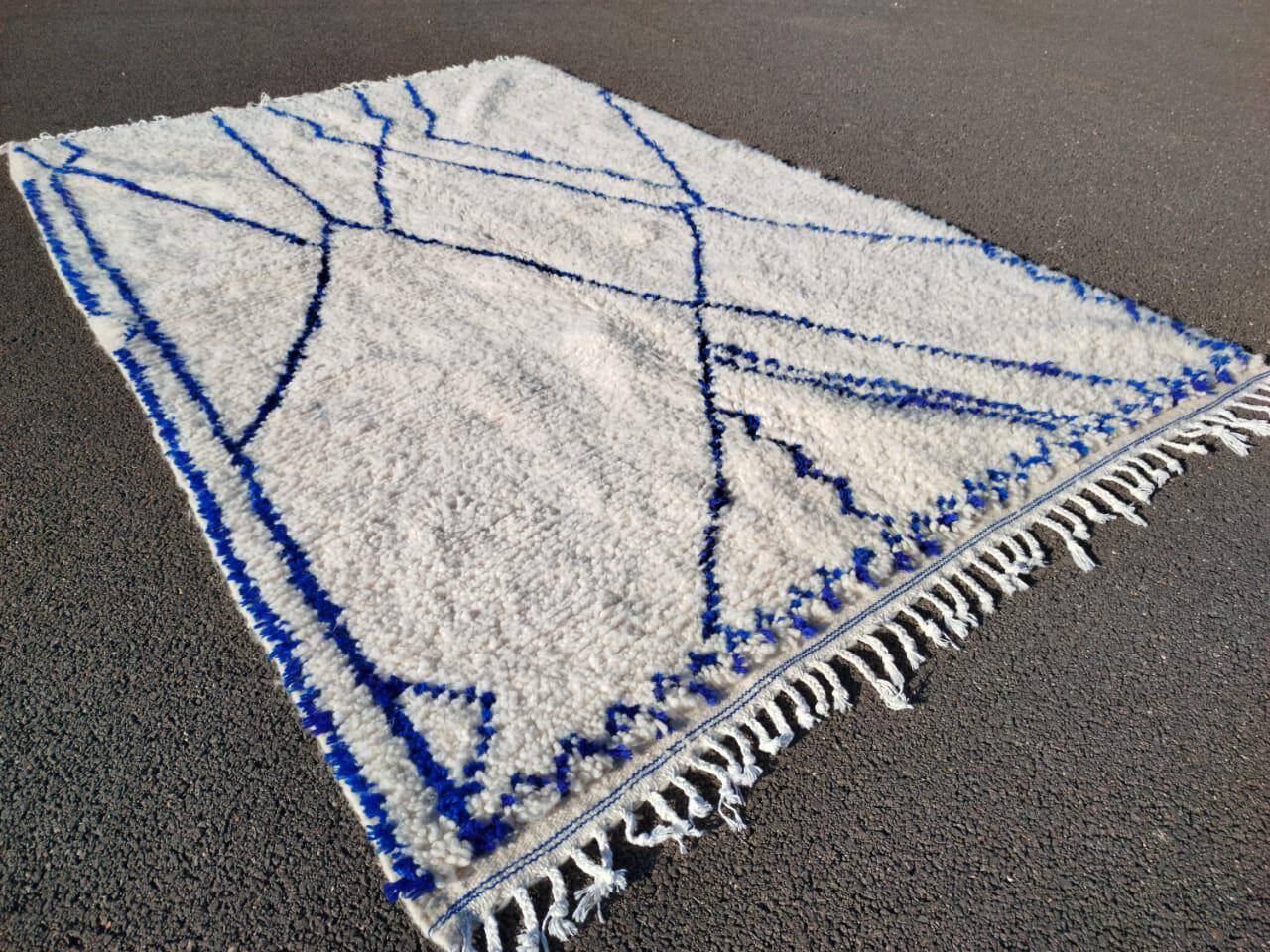 Authentic Berber rug in pure wool 3x2 m