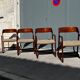4 fauteuils vintage "Traîneau" de Baumann - années 1960