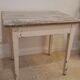 Distressed farmhouse table