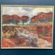 Original Swedish Oil on Panel – “Autumn” (1988) by Margit Birgersson – Vintage & Framed