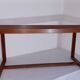 Banc à lattes scandinaves, teck 1970