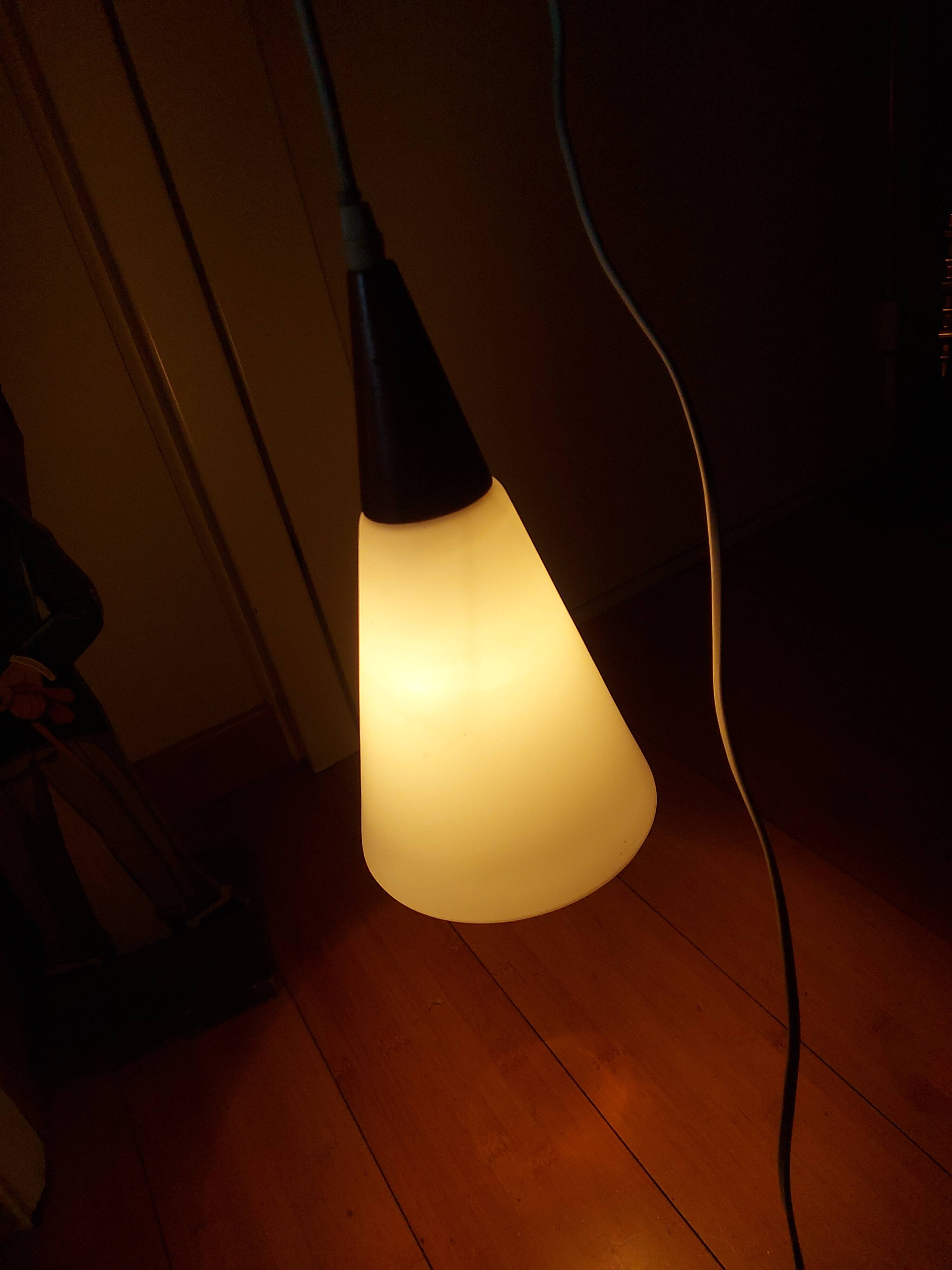 Chandelier, philips pendants, louis kalf