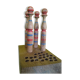 Wooden bowling toy