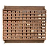 Meuble métier avec tiroirs