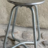 2 Habitat stools in cast aluminum