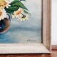 Oil on wood bouquet of daisies