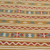 Traditional handmade multicolored Berber rug  140x104cm