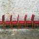 Chairs in red skaï