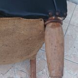 Art Deco period leather armchair