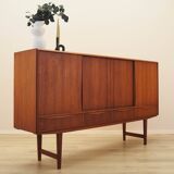 Teak highboard, Danish design, 1960s, designer: E.W. Bach