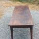 19th century farmhouse table with spindle legs, 225cm