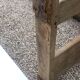 School desk and bench 3 places child wood
