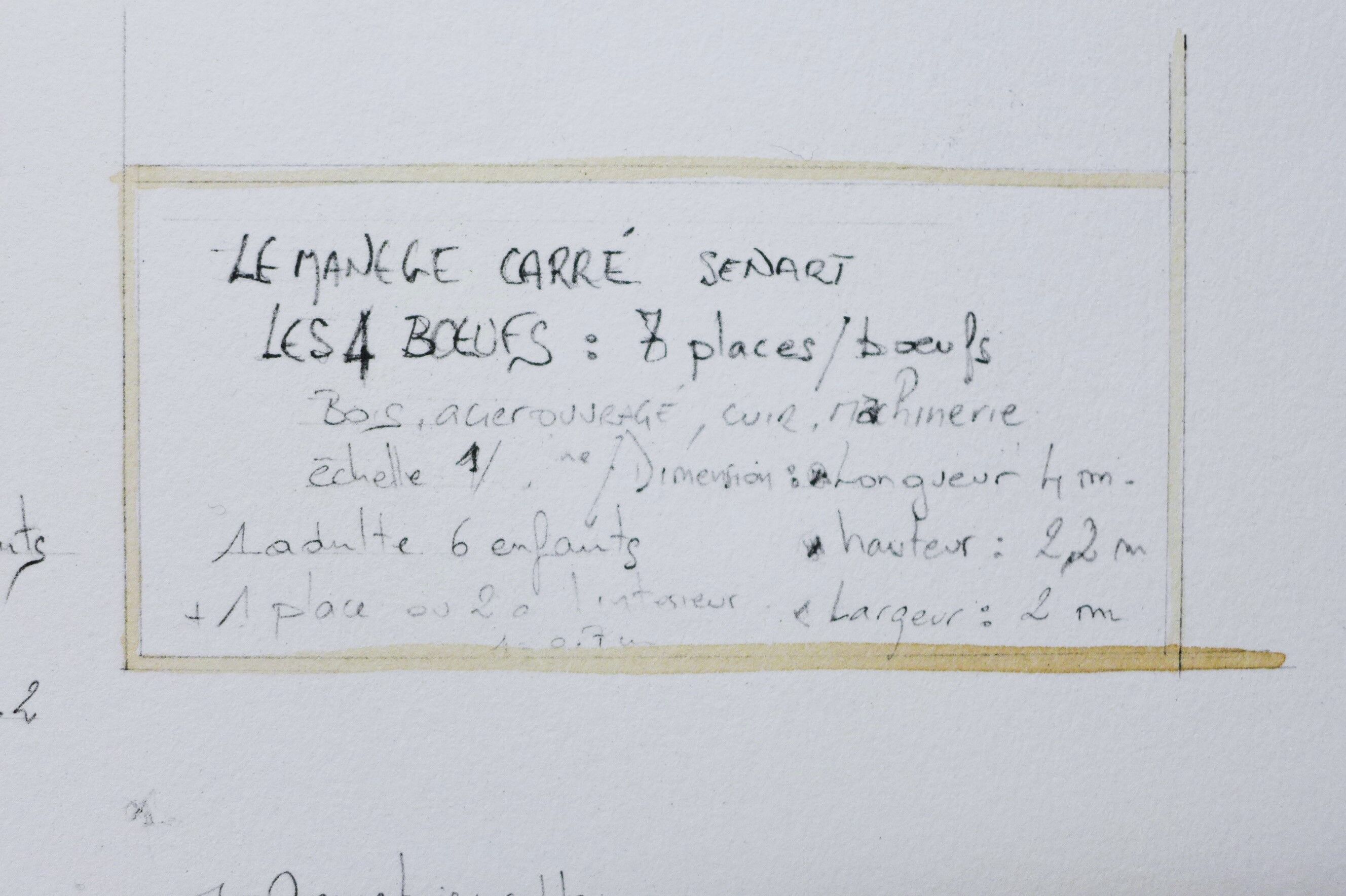 DELAROZIERE François (1963) Boeuf de manège, 2008. Original lithograph signed