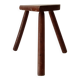 Tabouret tripode vintage en bois