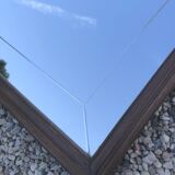 Large Art Nouveau mirror 100x100cm