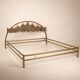 Aurora frame bed by Luciano Frigerio for Frigerio di Desio 1970