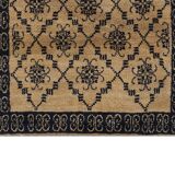 Vintage Turkish Oushak Rug Handwoven 114x193 cm