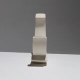 Vase en faïence demi-lune, roberto rigon, 1970s