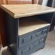 Reworked antique bedside table
