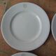 6 limoges porcelain assiettes cgt trans-atlantic general company, art deco