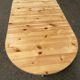 Extendable dining table with leaves renovated by Karin Mobring for Ikea 1970