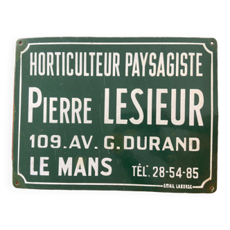 Old Enamel Plate 40x30cm Email Laborde Enamel Sign Emailschild