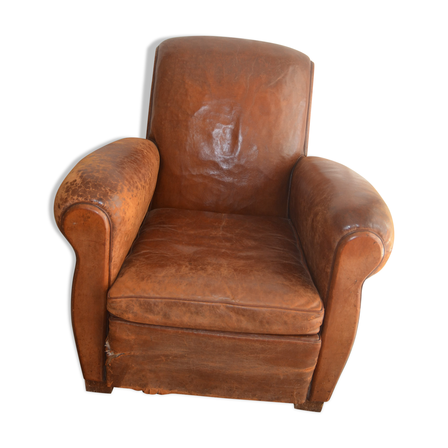 Leather armchair