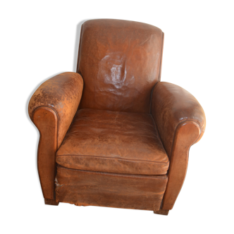 Fauteuil club cuir