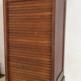 1940s filing cabinet with curtain