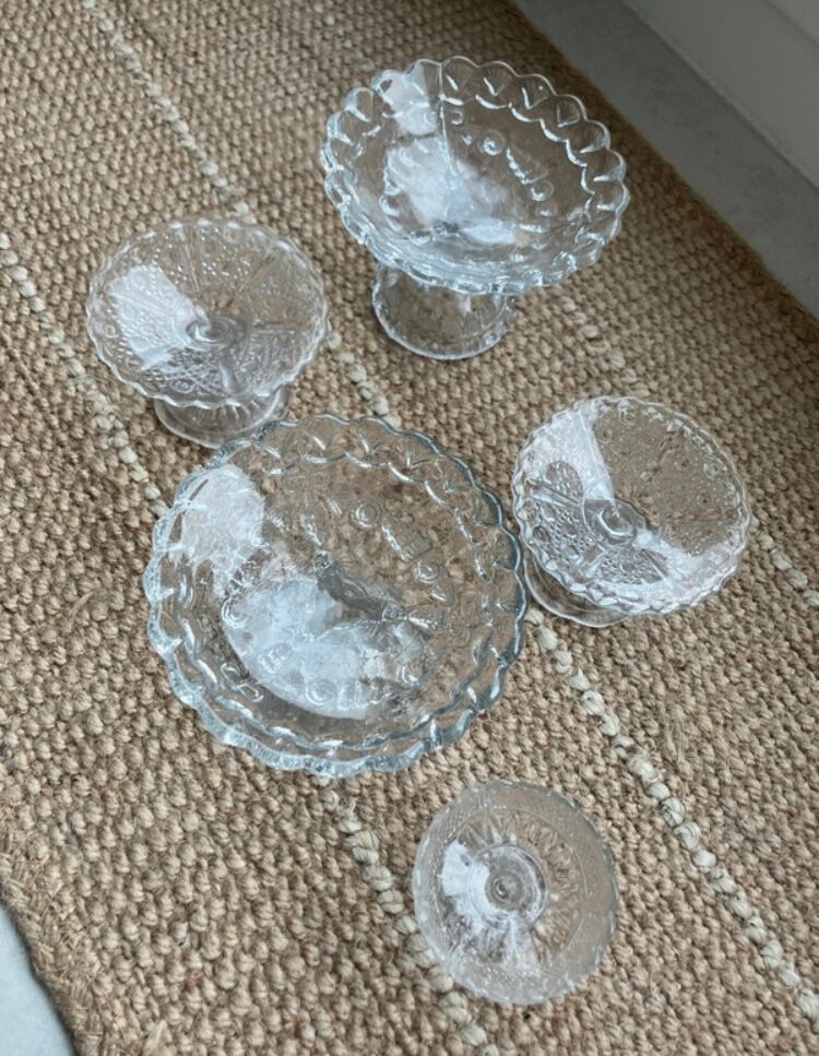 Set of antique crockery