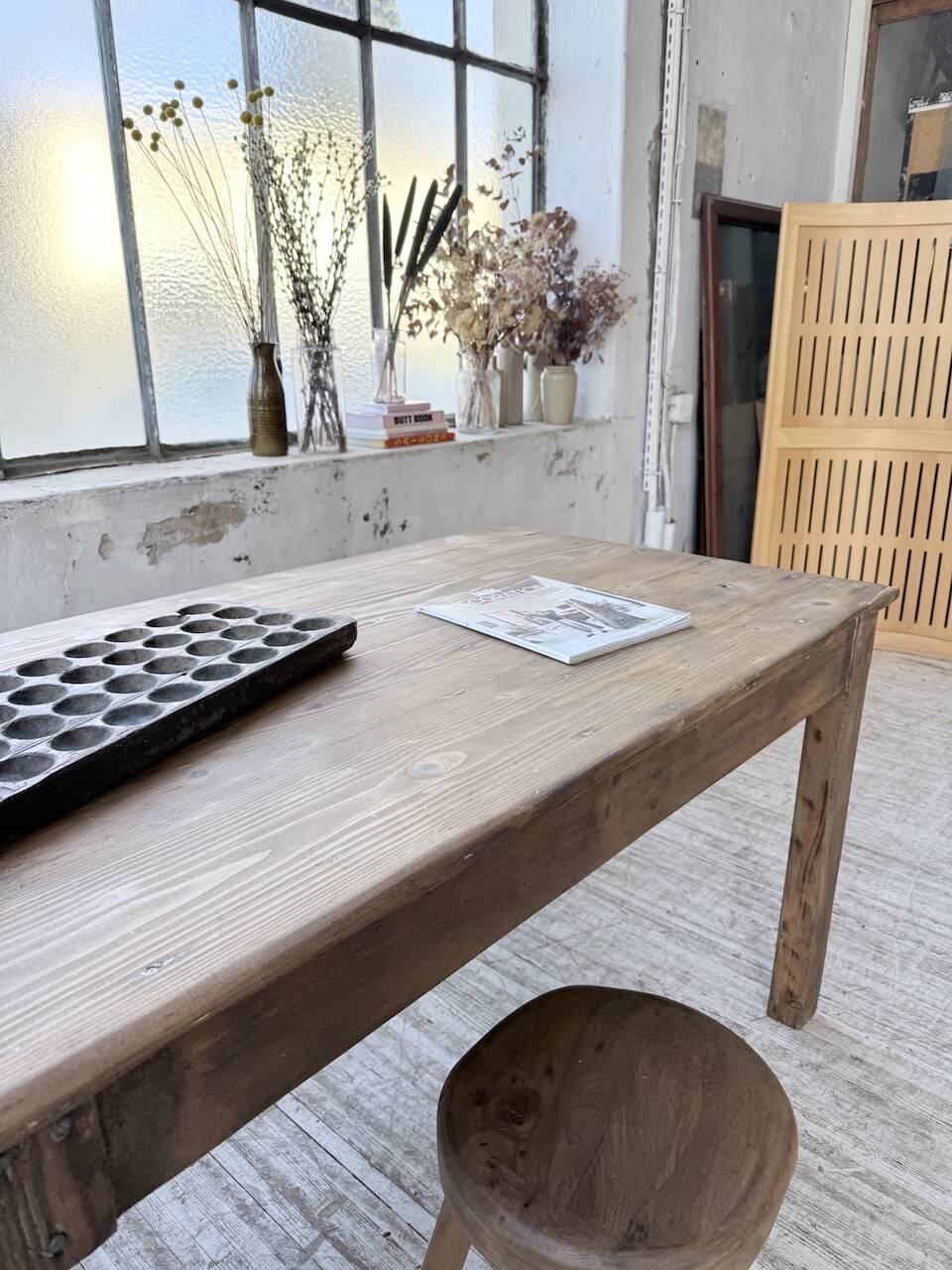 Farm table in pine 1950 250cm