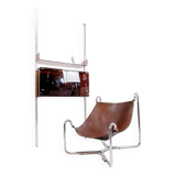 Floor/ceiling shelf or bar (Claustra) Michel Ducaroy for Roche Bobois, 1970s