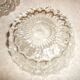 Mont blanc cups in pressed molded glass