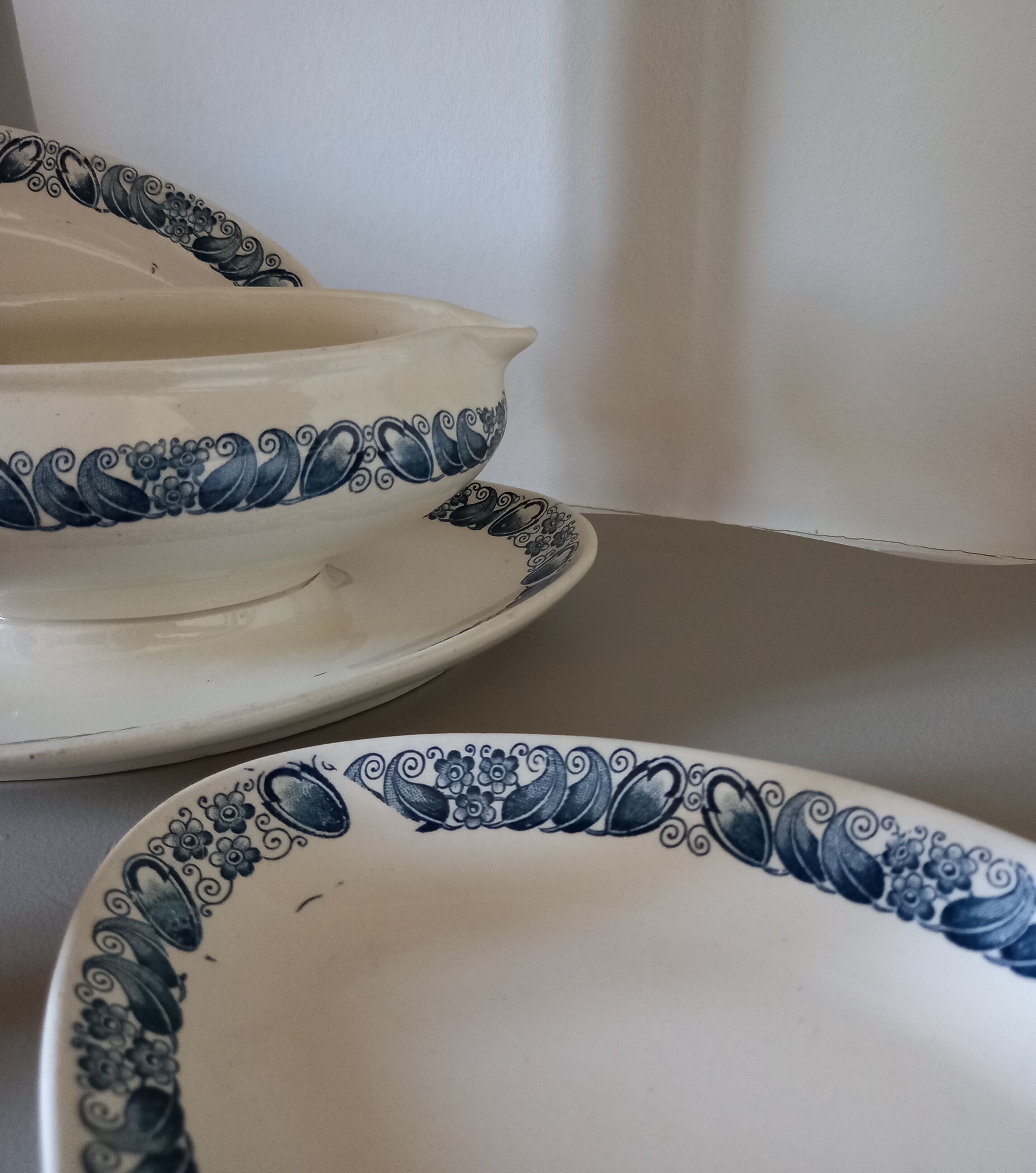 Saucière and raviers Terre de Fer Longchamp "Marcel"