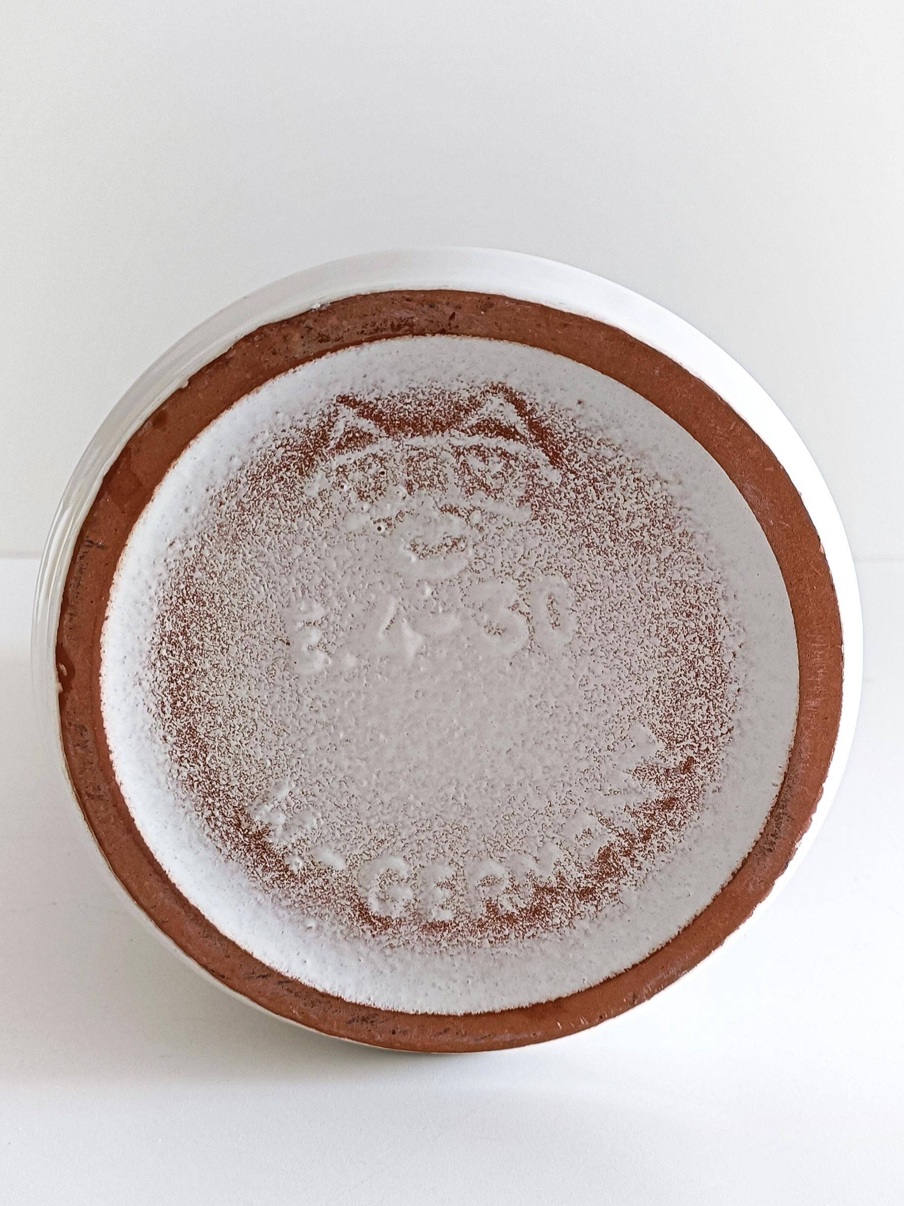 Midcentury Ceramic and Brass Table Lamp by Carstens Tönnieshof, 1960s