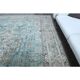 1970s Vintage Persian Handmade Wool Cotton Light Blue Area Rug 285x383