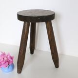 Farm tripod stool, rustic, vintage